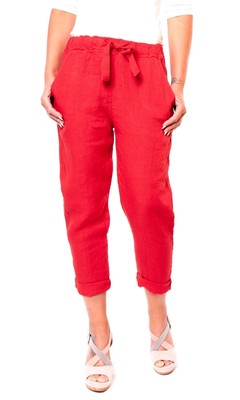 Eyf Linen Trousers Ladies Canvas Chino 