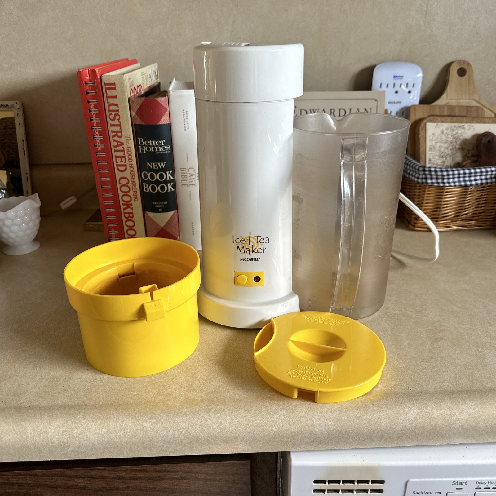 Mr. Coffee Iced Tea Maker Model TM1S 2 Quart Yellow Sunbeam eBay