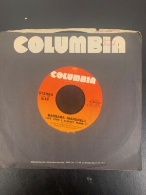 Barbara Mandrell - This Time I Almost Made It/Son of a Gun - 45 rpm vinyl