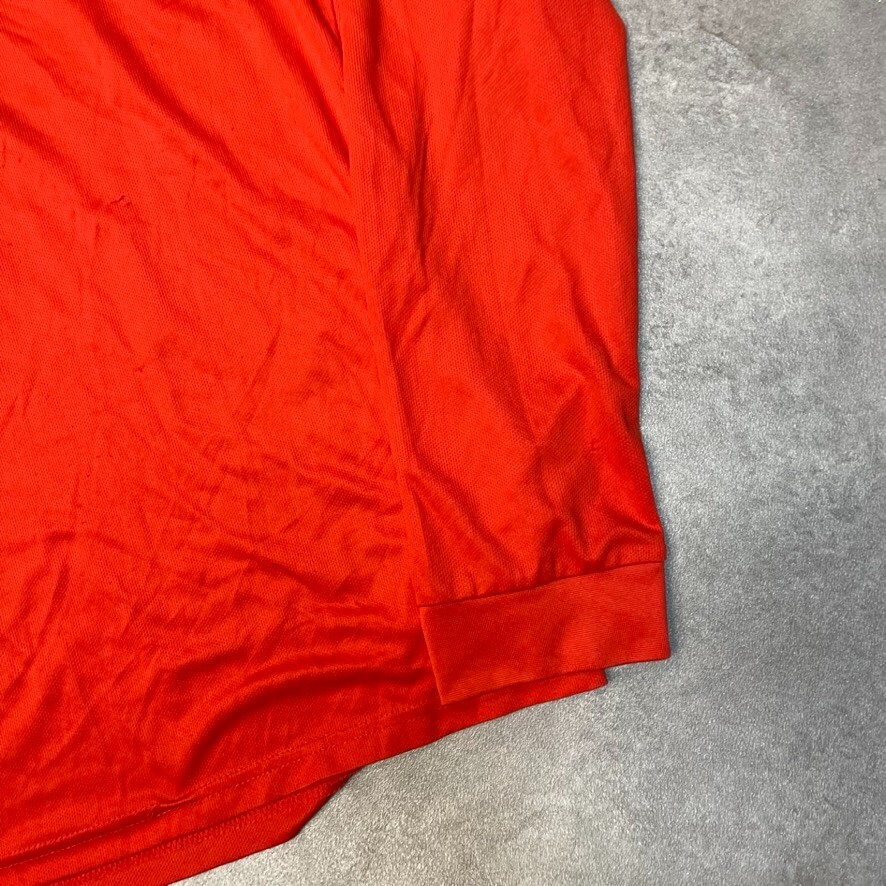 Shell Vintage Polo Shirt Womens 2XL Embroidered Logo Long Sleeve Top, Red image 6