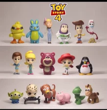 TOY STORY 4 FIGURES SET-17 PIECES - NEXT DAY FREE SHIPPING