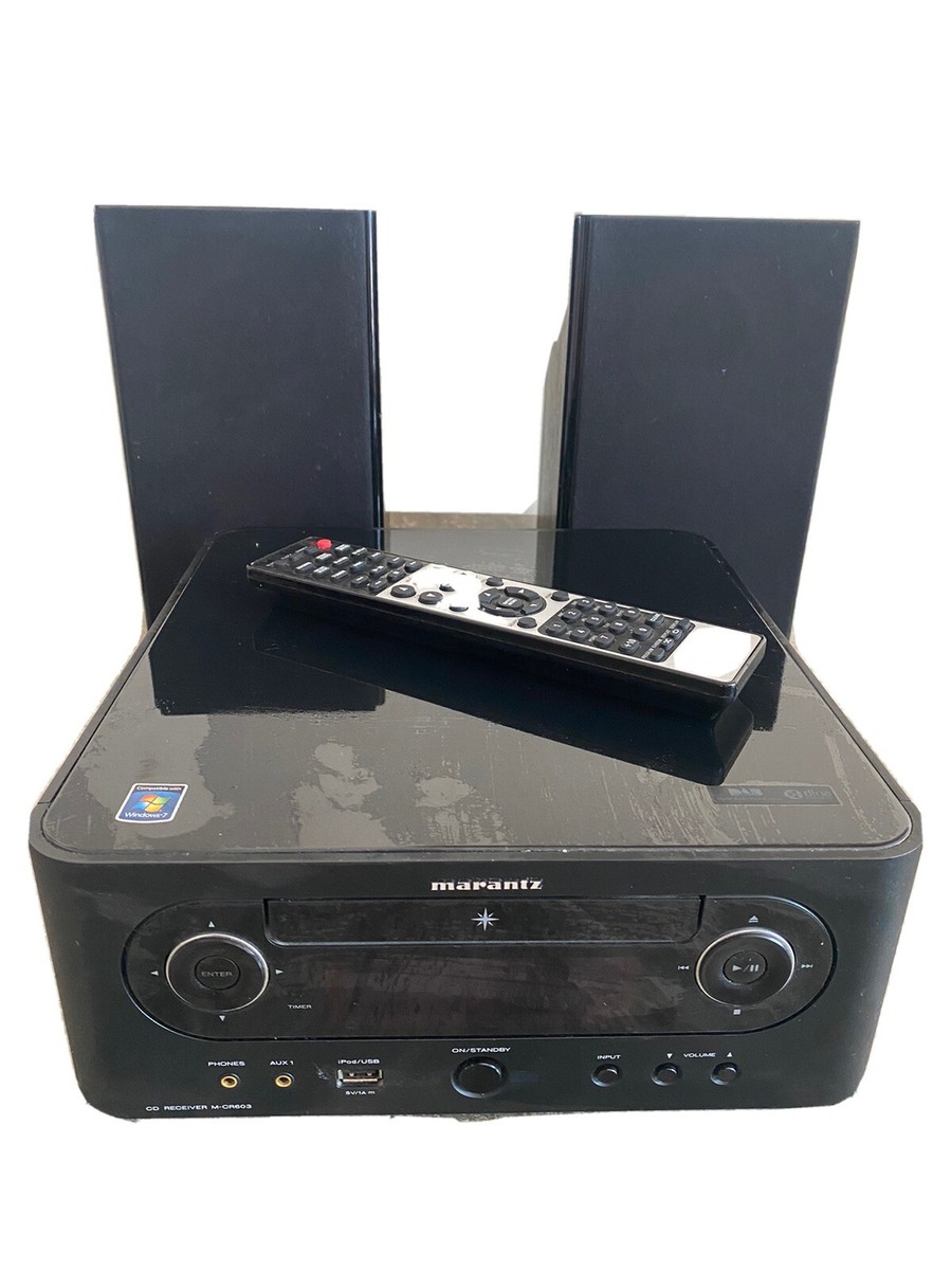Marantz CD Receiver M-CR603 Black with Dali Zensor Speakers