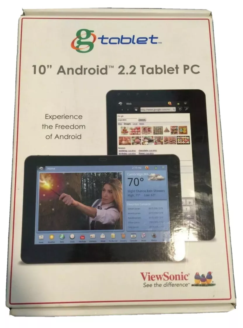 ViewSonic G Tablet UPC300-2.2 Android Tablet See Description FAST FREE  SHIPPING.