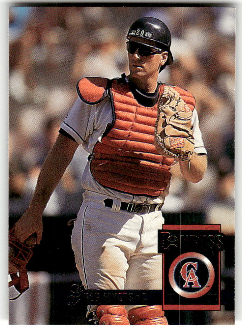 Greg Myers 1994 Donruss #198 California Angels