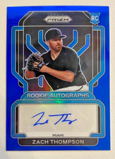 ZACH THOMPSON 2022 PANINI PRIZM #RAZT ROOKIE AUTO BLUE 007/149 (RC, AU)