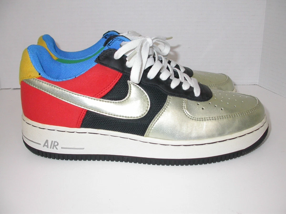 NIKE AIR FORCE 1 OLYMPIC SILVER 9.5 NEW No Box AF1 SB eBay