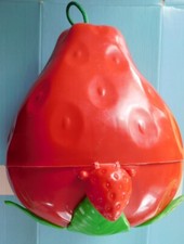 Vintage STRAWBERRY SHORTCAKE BERRY CARRY CASE STORAGE VGC