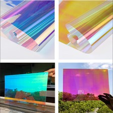 Rainbow Window film Dichroic Film adhesive Sticker Glass Tint 3colors HOHOFILM