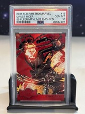 PSA 10 Card: 2015 Marvel Fleer Retro Precious Metal Gems #19 RED GHOST RIDER 100