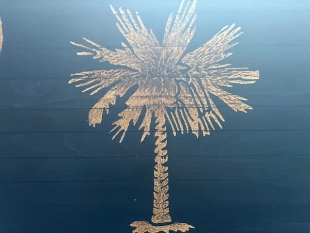 Handmade Distressed Wooden South Carolina State Flag/sign - Image 3 of 4