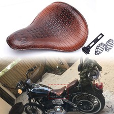 Sillín de asiento individual con resorte grande de 13" para motocicleta Harley Davidson Bobber Chopper