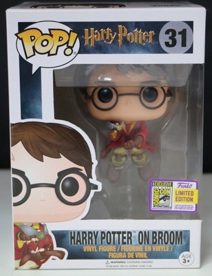SDCC Comic Con 2017 Funko POP Harry Potter On Broom Exclusive Vinyl Figure 889698147330 | eBay