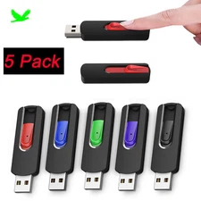 5/10PCS 16GB USB 2.0 Flash Drive Memory Sticks Storage Blank Media U Disk Drives