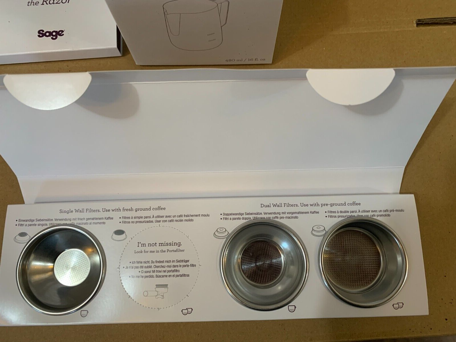 Sage Barista Pro BeantoCup Coffee Machine in Black Stainless Steel