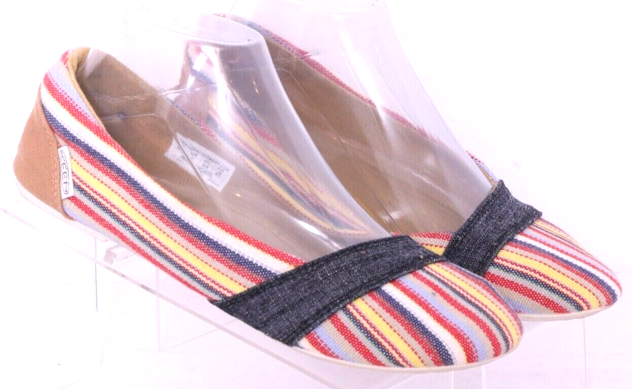 Scarpe ballerine Keen 010314 Cortona Vegan multicolore a righe donna 8