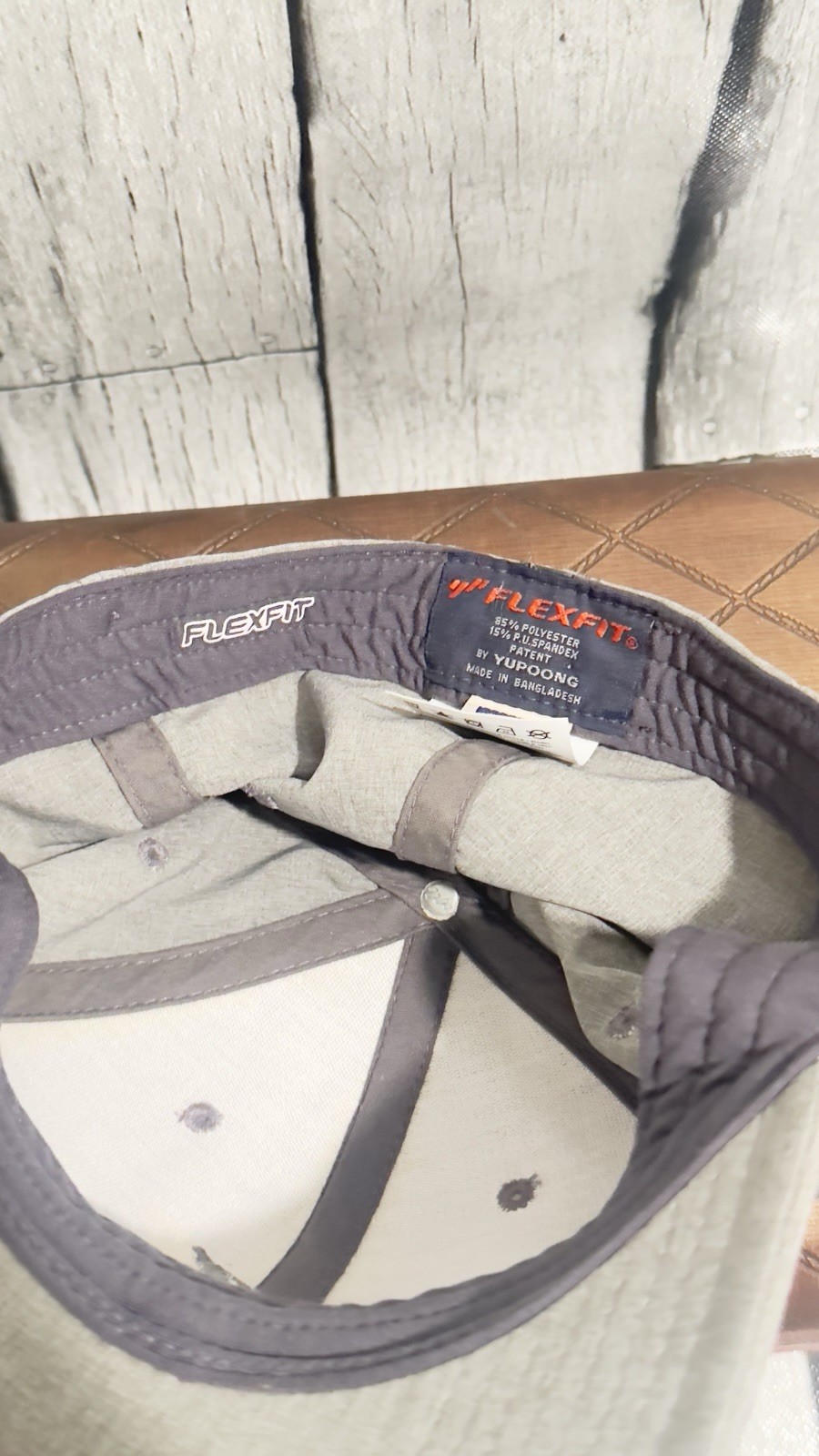 Hurley Icon Solid Hat Cap Flexfit Gray Fitted - image 5