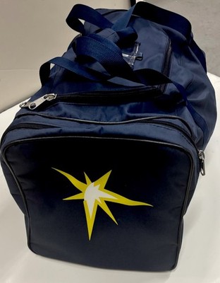 Tampa Bay Rays Team Issued Used Travel Equipment Bag - Navy Blue MLB