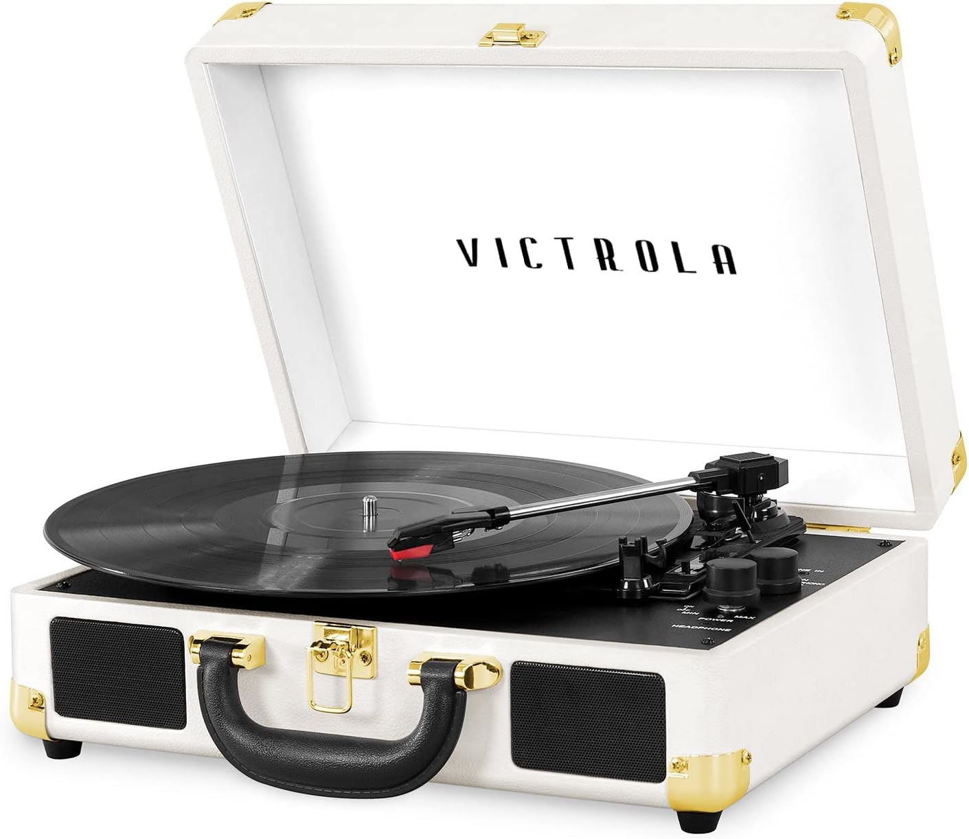 Victrola Journey Bluetooth Portable Suitcase Record Player with Speakers