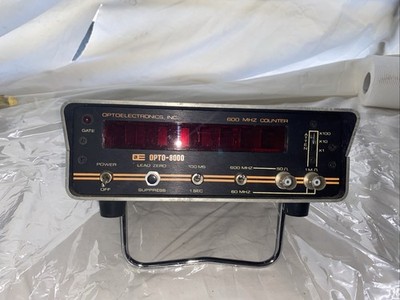 Vintage Optoelectronics 600 MHz Frequency Counter Model OPTO-8000