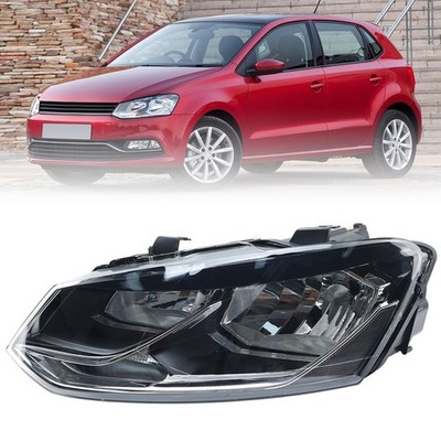 Front Headlight For VW Polo 6R 14-2017 H7 Left Headlight Fog Lamp