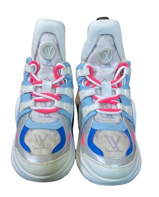 靴 LOUIS VUITTON ARCHILIGHT SNEAKER 35 1/2 Louis Vuitton Archlight Sneakers Multicolor Size 35 white