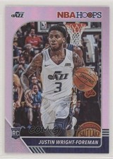 2019-20 Panini NBA Hoops Silver /199 Justin Wright-Foreman #256 0d3