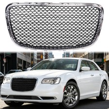 Front Grille For 2015-2023 Chrysler 300 300c Chrome Trim Black Insert Srt Style Front Grille For 2015-2023 Chrysler 300 300c Chrome Trim Black Insert Srt Style