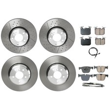 Akebono Euro Front & Rear M Sport Brake Kit Disc Rotors Pads For BMW F30 F32 F33
