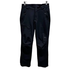 Eastern Mountain Sports Mens Size S Black Zippers Outdoor Hiking Gorpcore Pants