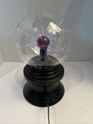 Plasma Ball Touch And Sound Motion 10 Disco Party Light Globe TESTED WORKING