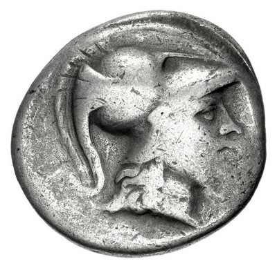 Greek - Pamphylia, Side (ca. 205-100 BC) Silver Tetradrachm - Athena/Nike