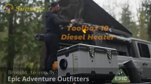 TB10PRO 8kW Diesel Calentador de Aire 12V/24V/110-240V& Monitor LCD&Bluetooth - Vídeo 1 de 1
