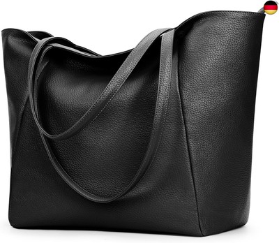 KALIDI Handtasche Damen Shopper Tasche Tote Bag PU Leder Große Schultertasche 