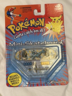 Vaporeon Pokemon Mini Skateboard Xconcepts Vintage 1999 Tech Deck Rare Mint