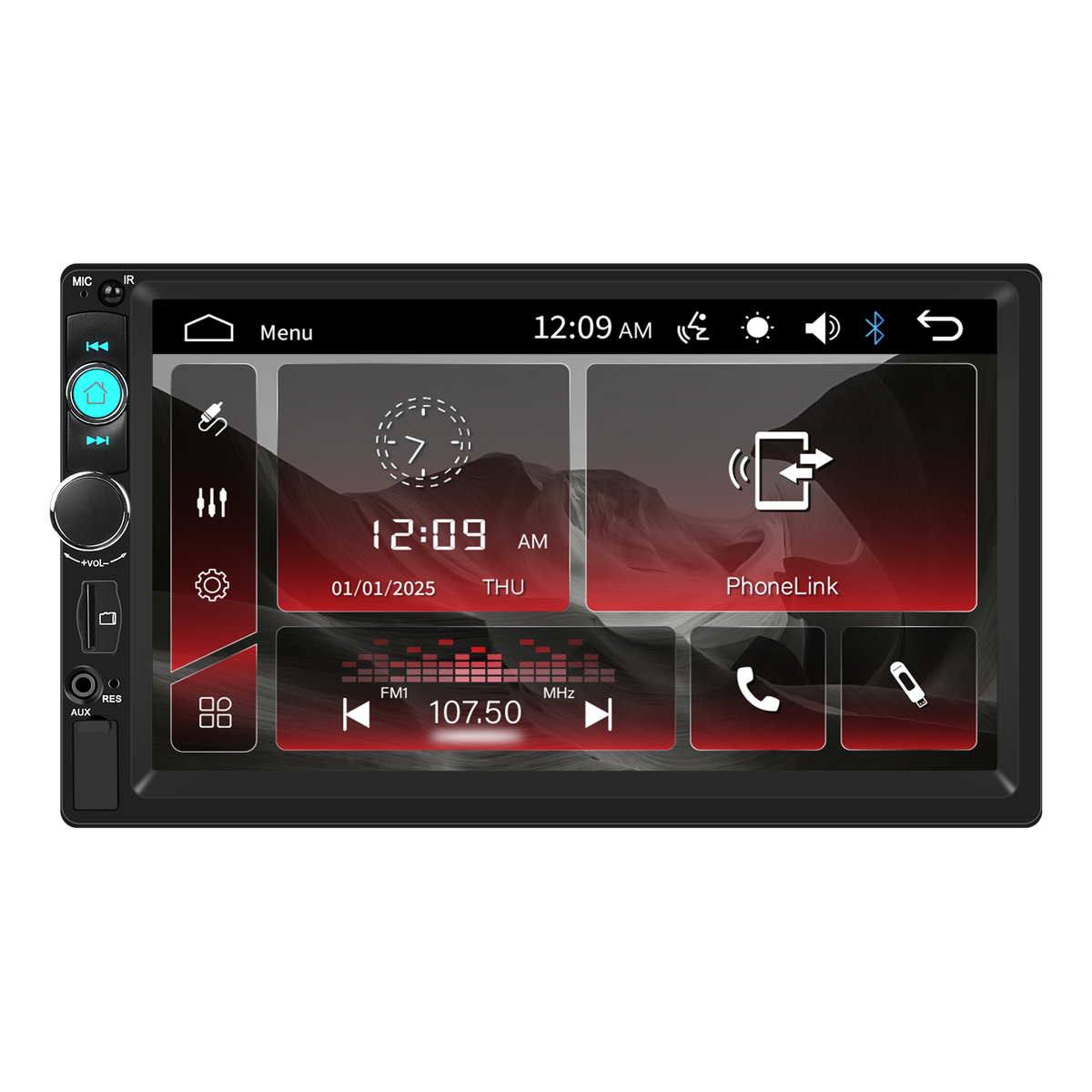 Malloy 7 2DIN MP5 Player Car Radio Multimedia Universal With Bluetooth