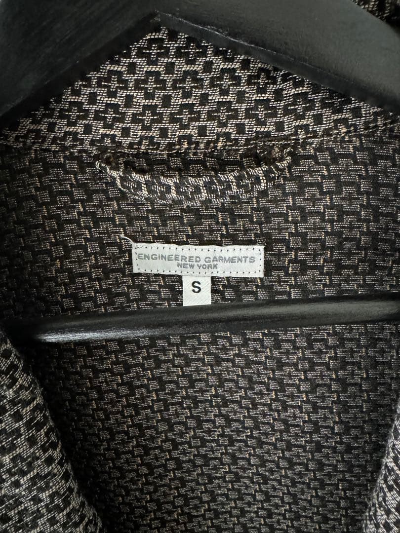 Engineered Garments Reuter Patterned Gray Tailore… - image 2