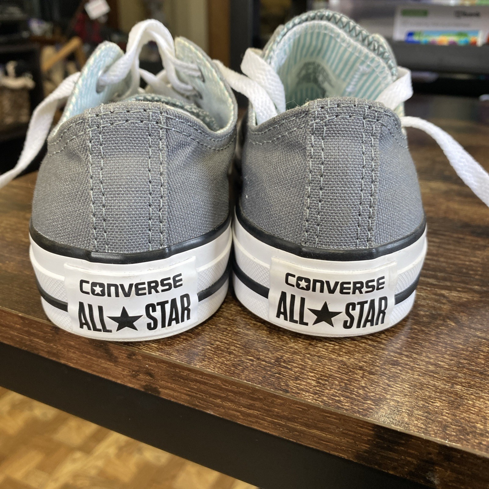 Converse Chuck Taylor Low Top Shoes All Star Double Tongue Sneakers Womens Sz 6 thumbnail 5