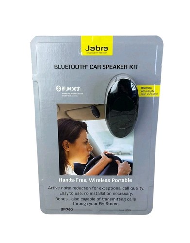 Jabra BLUETOOTH Car Speaker Kit-SP700- Bonus AC Adapter NEW IN SEALED PACKAGE - 第 1/2 張圖片