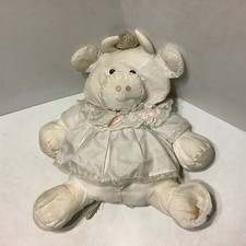 Vintage 1986 Fisher Price Puffalump Cow Plush 15" Tall