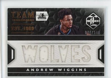 2015-16 Panini Limited #18 Andrew Wiggins Team Trademarks #/149