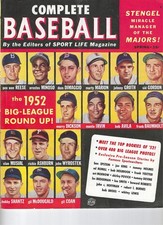 1952 COMPLETE BASEBALL SPRING ISSUE-OVER 400 PHOTOS-PREDICTIONS FOR EACH TEAM