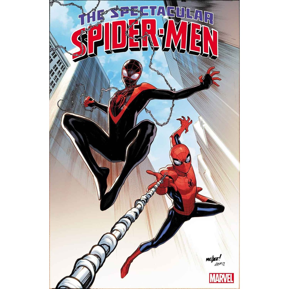 Spectacular Spider-Men #1 David Marquez Foil Variant Marvel Comics