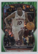 2022-23 Bowman U Chrome Green Lava Refractor 92/99 Chance Westry #86 1n1m