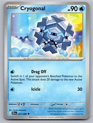 Cryogonal 027/086 Scarlet & Violet: Black Bolt Uncommon