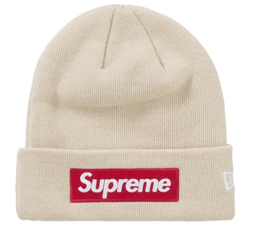 Bonnet Supreme New Era boîte logo (FW24) pierre
