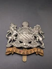 WW1, The Manchester Regiment Genuine British Army Military Cap Badge Vintage