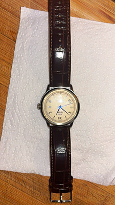 Orient Bambino Version 2 Men s Watch Cream Roman Dial Brown Leather Date