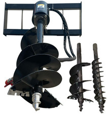 Skid Steer Hydraulic Auger Attachment Frame Post Hole Diggers 6
