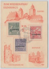 Eilenburg Nr. IV-VI A gestempelt auf Spendenkarte [323]