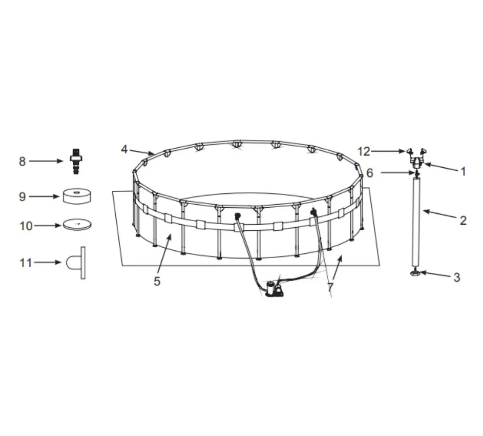 Intex XTR Poolfolie Ersatzteil für Ultra Frame Ø 488 x 122 cm - Bild 2 von 2
